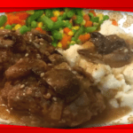 Homemade Salisbury Steak with Mushroom Gravy