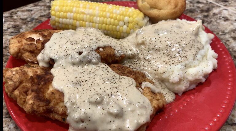 Chicken Fried Chicken with mashed potatoes and gravy