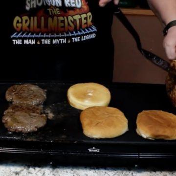 Tex Mex Burger on the Griddle
