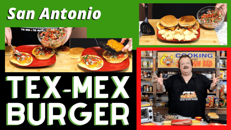 San Antonio Style Tex Mex Burger