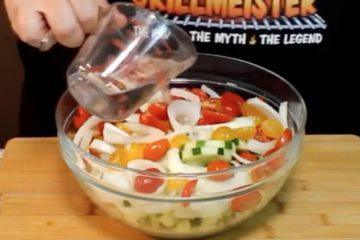Cucumber Onion Tomato Salad
