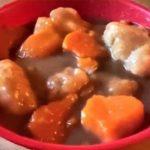 Sweet Potato Dumplings in a bowl