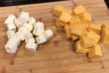 Cubed cheese