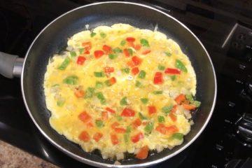 Breakfast Quesadilla Recipe Skillet with egg