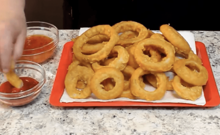 Beer Batter Onion Rings at home