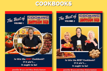 Cooking with Shotgun Red Cookbooks Banner