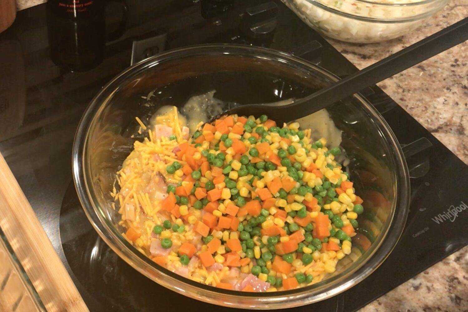 Ham And Biscuits Casserole