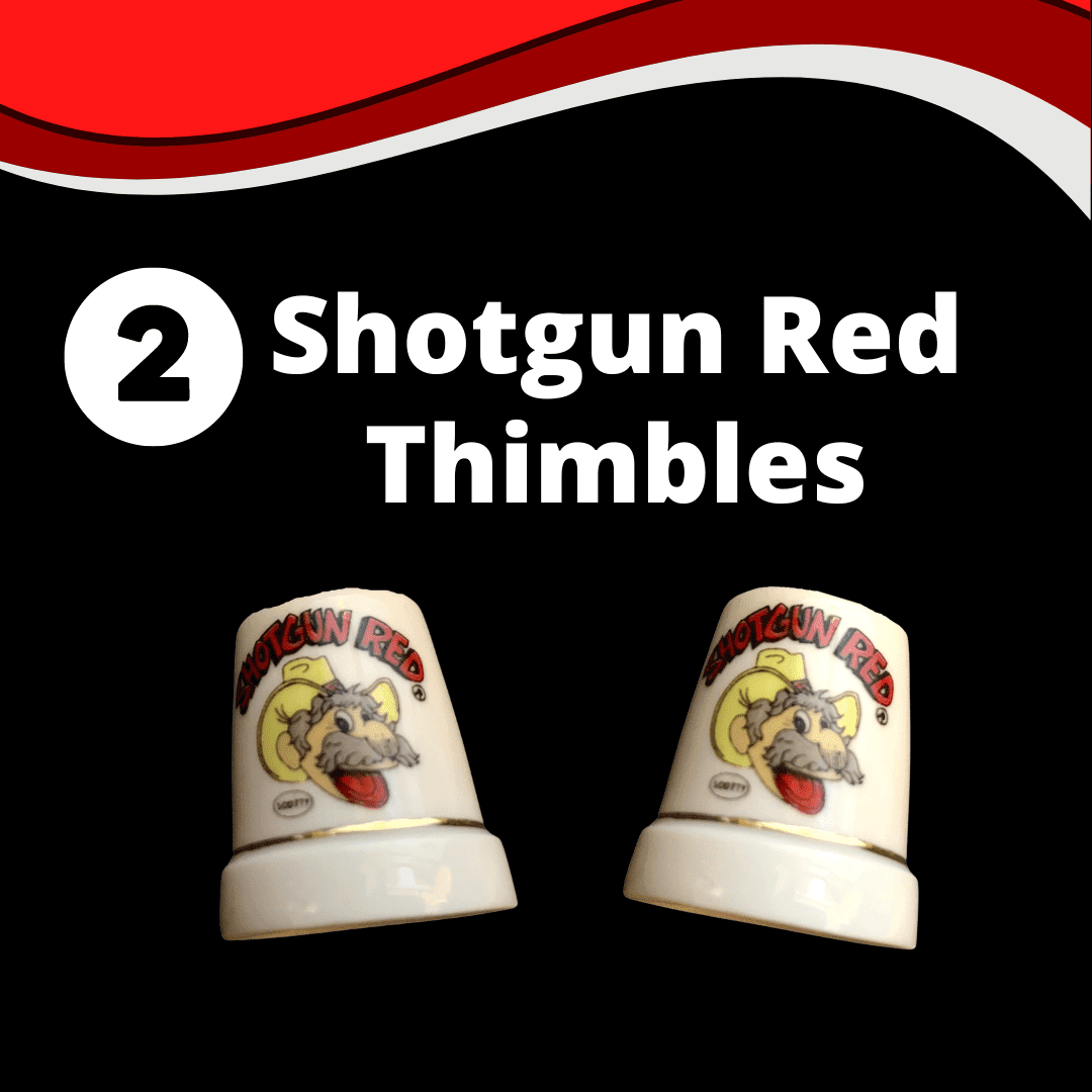 2 Shotgun Red Thimbles