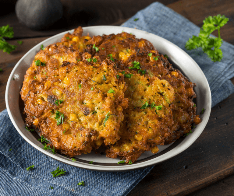 Fish and Corn Fritters