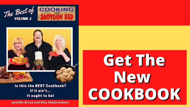 Get our New Cookbook Cooking With Shotgun Red