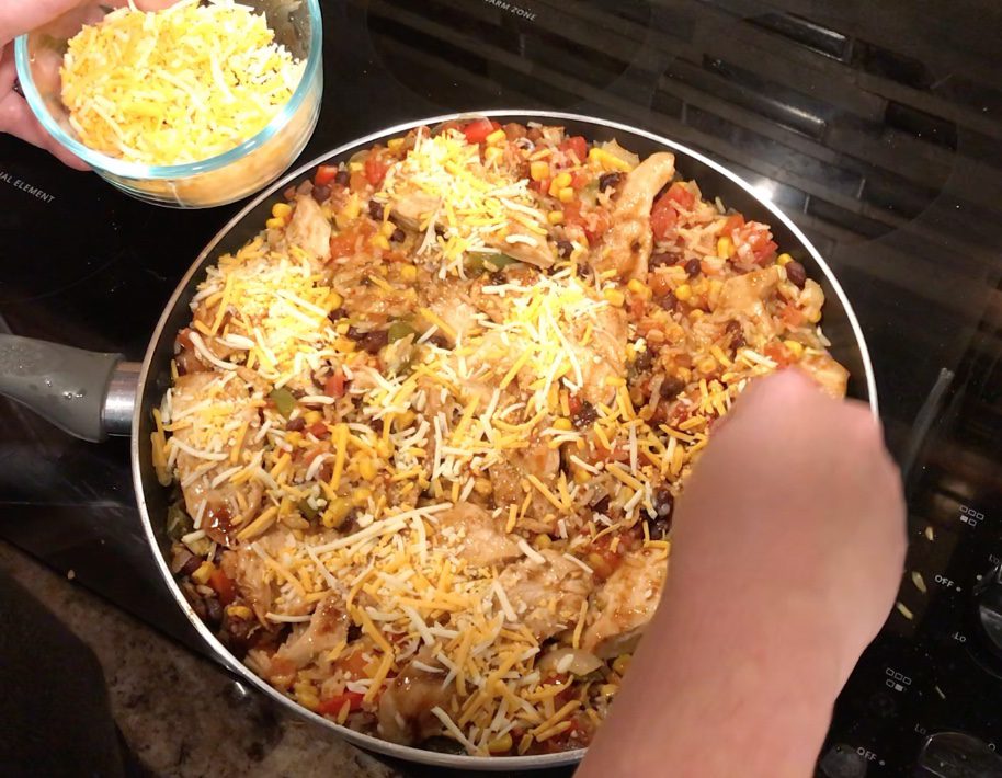 Southwest Chicken and Rice Skillet