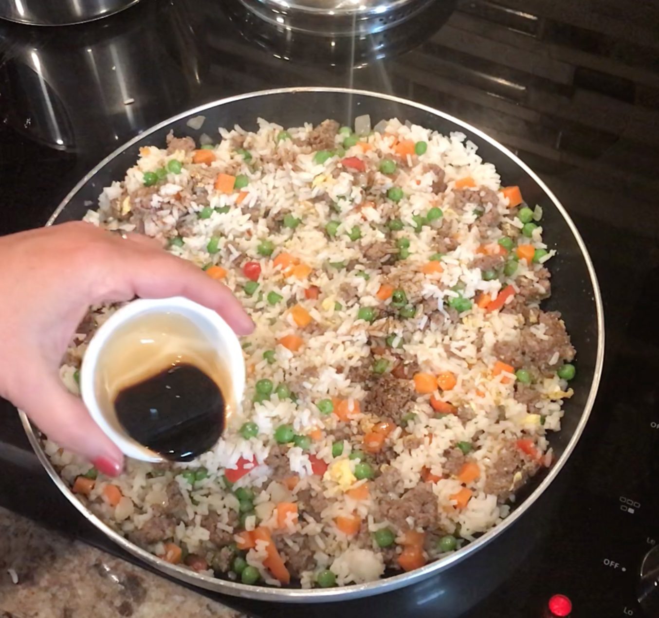 Beef Fried Rice Skillet