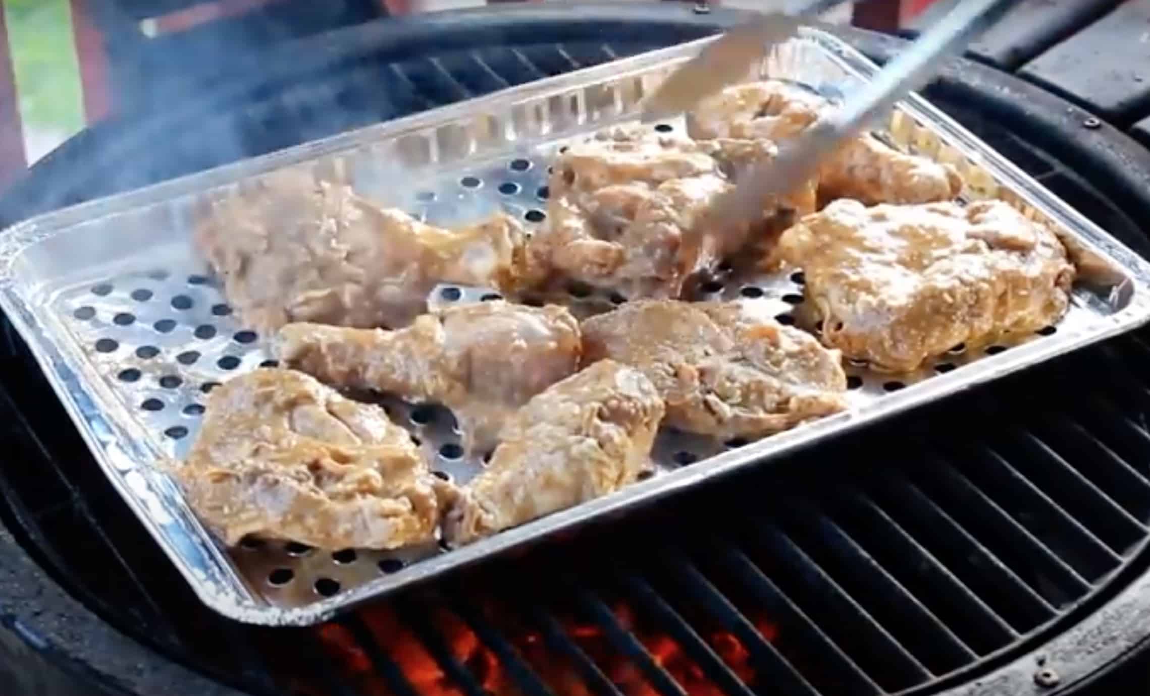 Jamaican Jerk Chicken on the grill