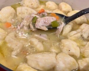Easy Chicken and Dumplings with Canned Biscuits
