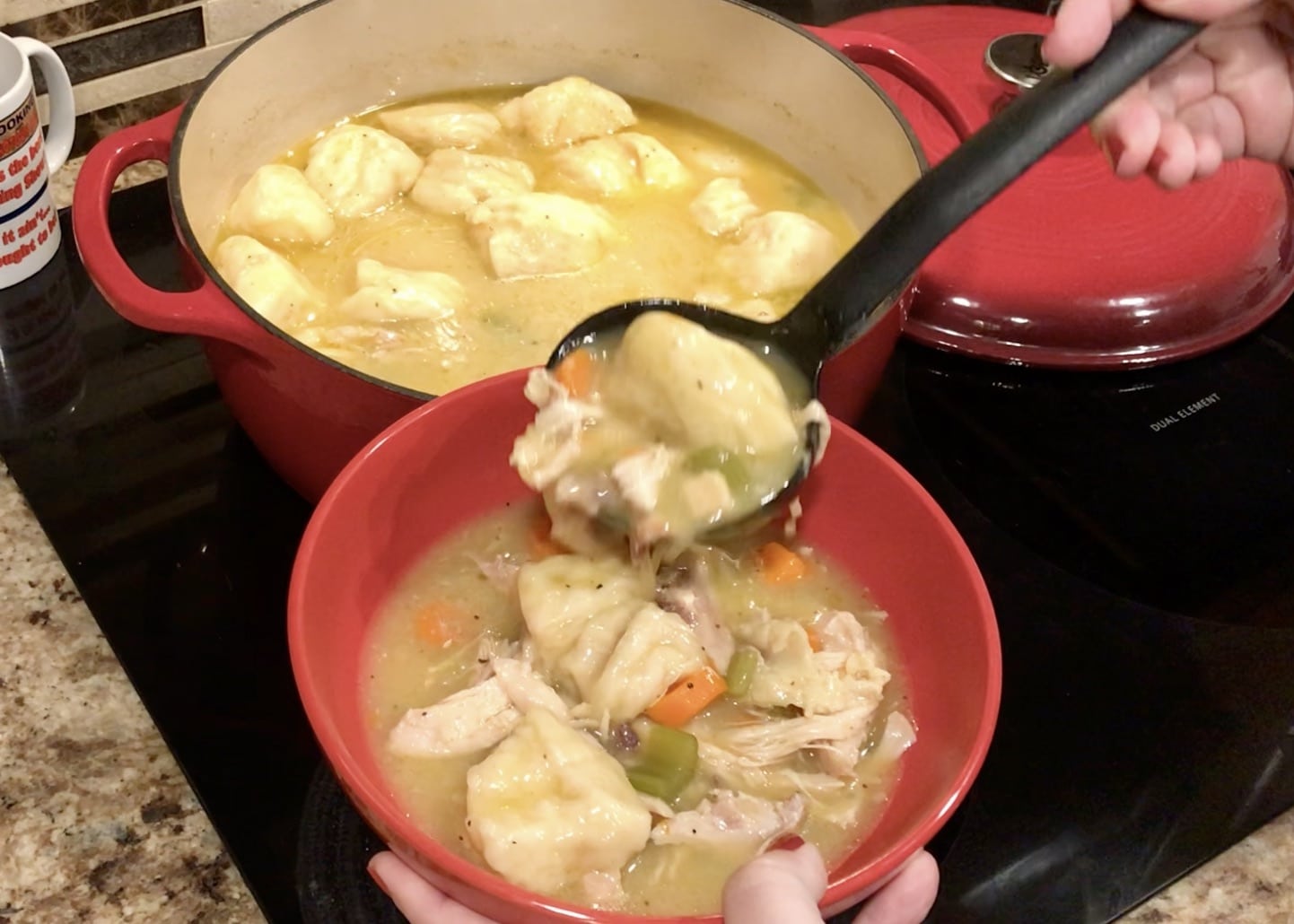 Easy Chicken and Dumplings with Canned Biscuits
