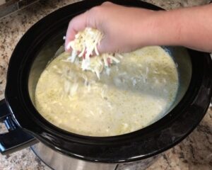 How to make Crockpot Creamy Chicken Enchilada Soup
