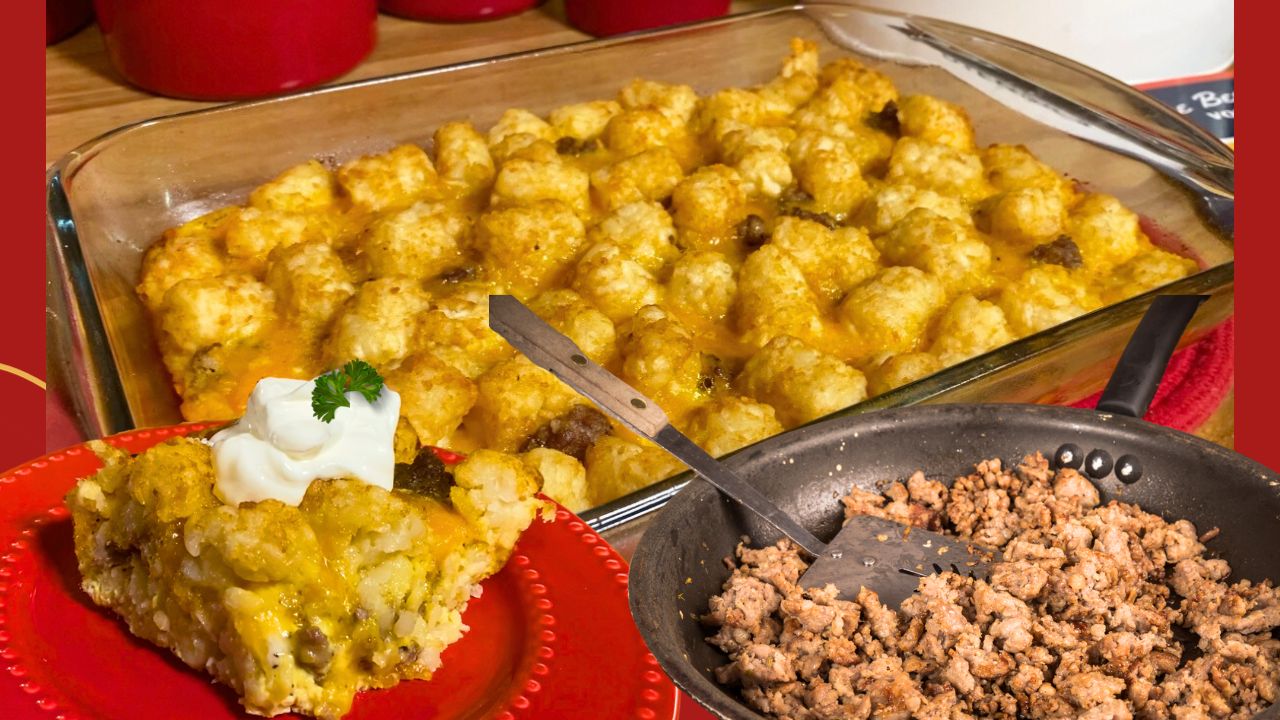 Quick and Tasty Sausage Tater Tot Breakfast Casserole