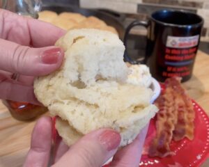 Angel Biscuits with Maple Bacon Butter